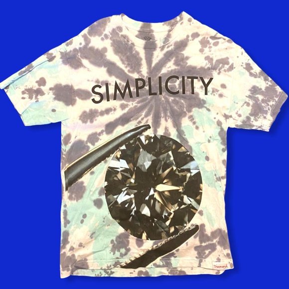Diamond Supply Co Simplicity Tye-Dye Tee - Picture 1 of 2
